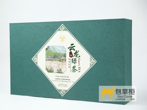 飲自然之靈氣，品閑云之幽悠！云龍大栗樹大山頭茶廠云龍綠茶禮盒定做