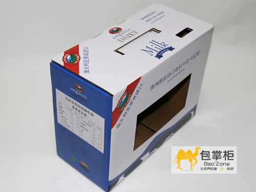 低脂牛奶生機谷，天然營養(yǎng)更安全！澳洲生機谷牛奶瓦楞彩箱定做