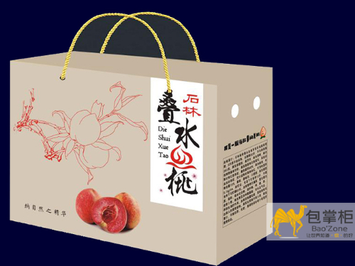 桃花開盡，桃香已濃！石林·板橋疊水血桃彩箱包裝盒定做